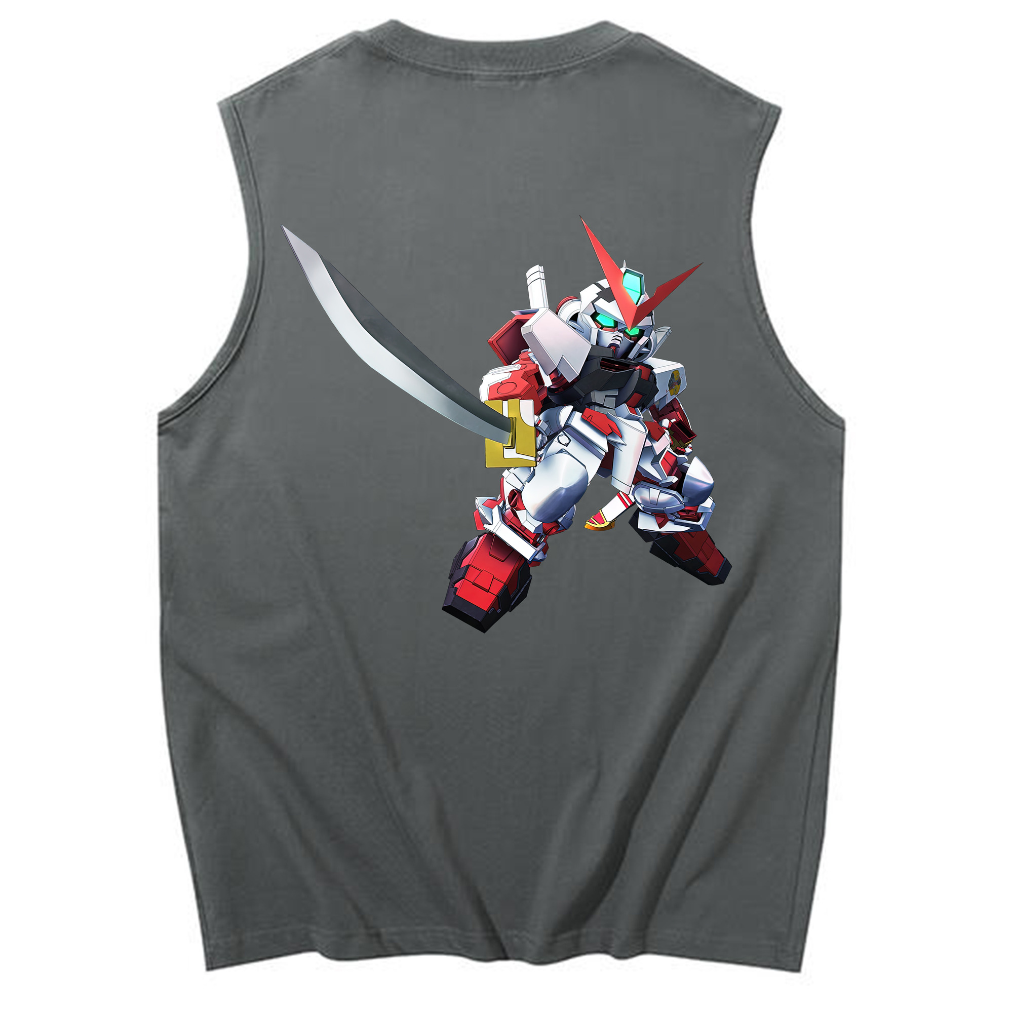 （画像用） 機動戦士ガンダム Mobile Suit Gundam コットン100％タンクトップ（背面プリント）